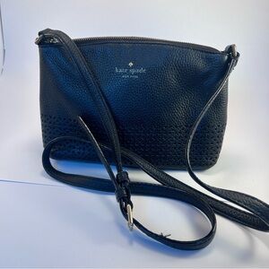 Kate Spade Black Leather Crossbody Bag
